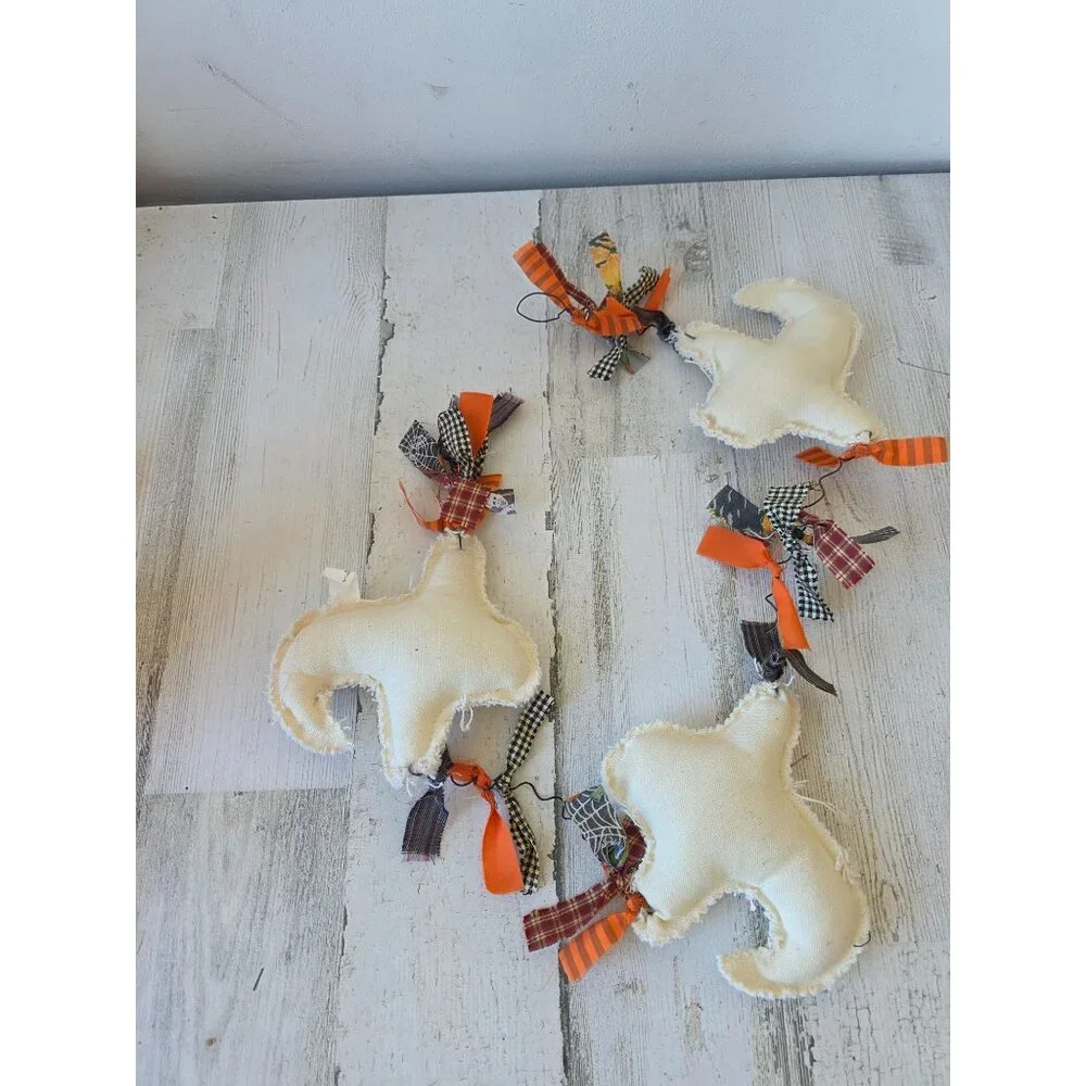Ghost Garland‎ shabby chic bats cute decor Halloween